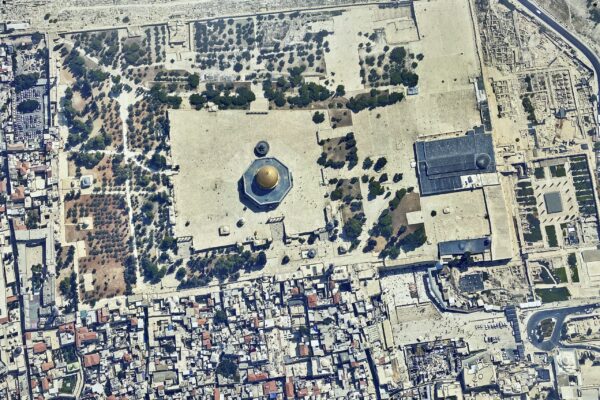 Aerial view of Dome Temple Mount